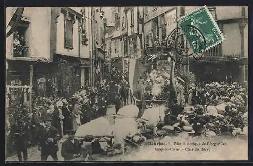 AK Bourges, Fête Historique de l`Argentier Jacques-Coeur, Char du Berry