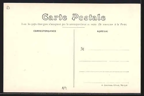 AK Argent, Allée des acacias avec habitants en promenade