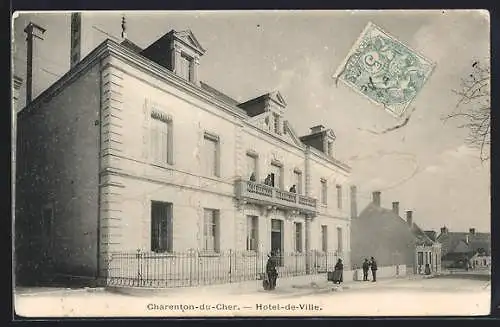 AK Charenton-du-Cher, Hôtel-de-Ville