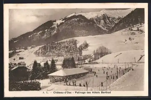 AK Château-d`Oex, Patinage des Hotels Berthod