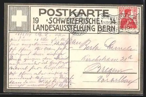 AK Bern, Schweizerische Landesaustellung 1914, Ansicht gegen Süden