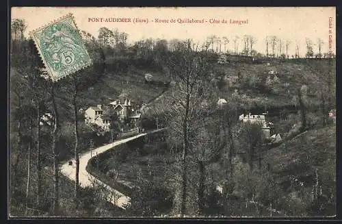 AK Pont-Audemer, Route de Quillebeuf, Côte du Longval