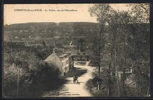 AK Corneville-sur-Risle, La Vallée, vue de l`Hostellerie