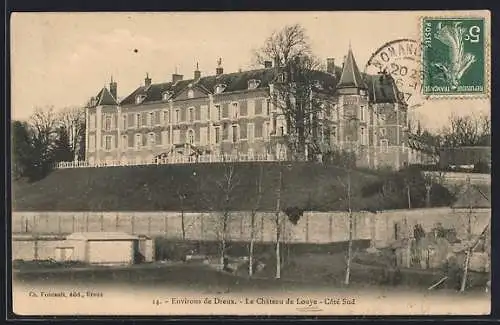 AK Louye, Le Château de Louye, Côté Sud