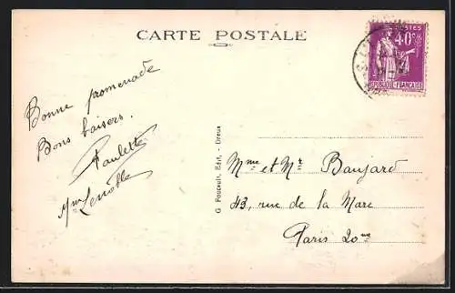 AK Saint-Georges-Motel, Bords de l`Eure et Ruines du Château de la Robertière
