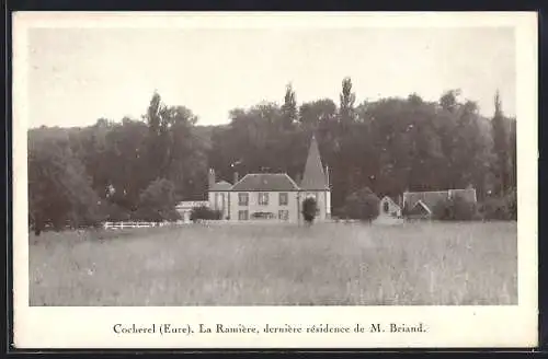 AK Cocherel, La Rumière, dernière résidence de M. Briand