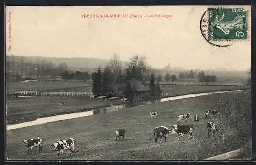 AK Fleury-sur-Andelle, Les Pâturages