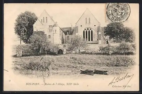 AK Bon-Port, Ruines de l`Abbaye, XIIIe Siècle