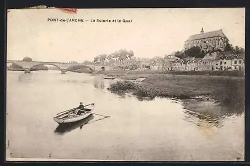 AK Pont-de-l`Arche, La Scierie et le Quai