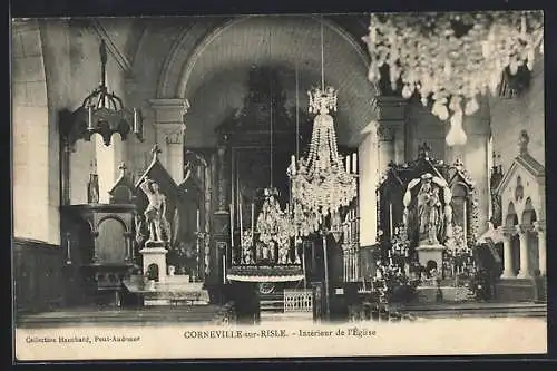 AK Corneville-sur-Risle, Intérieur de l`église