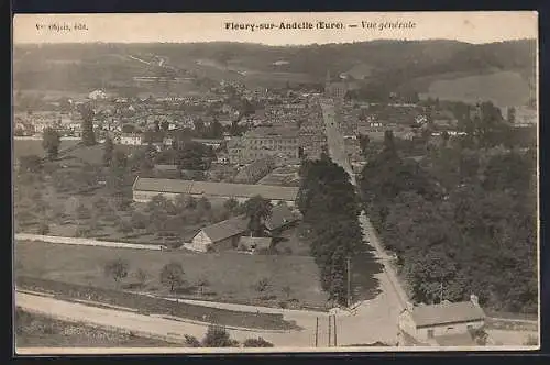 AK Fleury-sur-Andelle, Vue générale