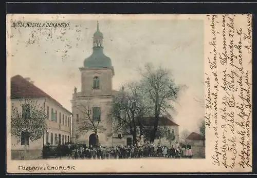 AK Chorusice, Skola, Kostel a Dekanstvi