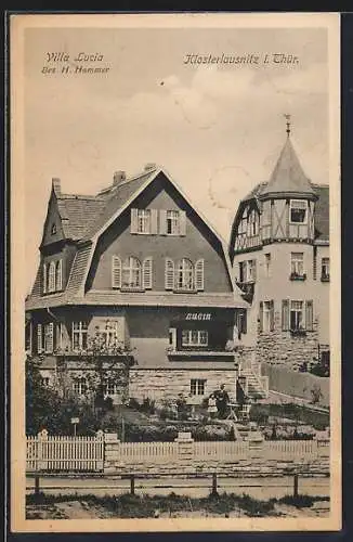 AK Klosterlausnitz i. Thür., Hotel-Pension Villa Lucia, Inh. H. Hammer