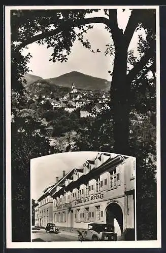 AK Gernsbach im Murgtal, Gasthats Goldenes Kreuz, Bes. H. Walter