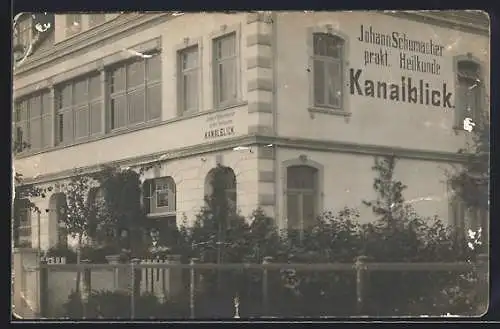 Foto-AK Rendsburg, Johann Schumacher, Kanalblick, ca. 1910