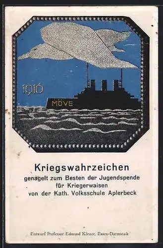 AK Aplerbeck, Kriegswahrzeichen, Nagelung zum Besten der Jugendspende für Kriegerwaisen, Kath. Volksschule