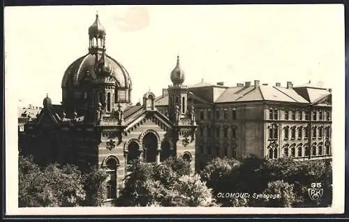 AK Olomouc, Teilansicht der Synagoge