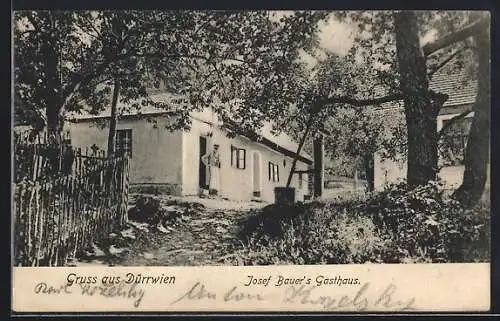 AK Pressbaum, Dürrwien, Josef Bauer`s Gasthaus