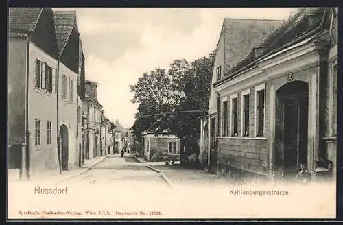 AK Nussdorf, Blick in die Kahlenbergerstrasse