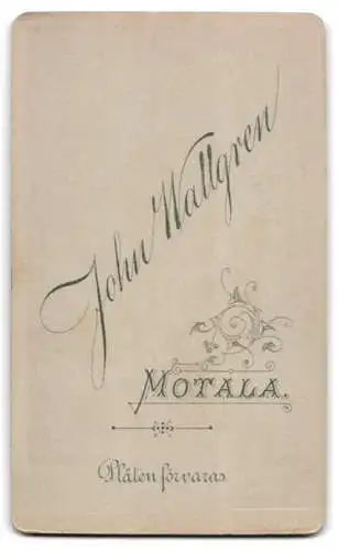 Fotografie John Wallgren, Motala, Elegantes Paar