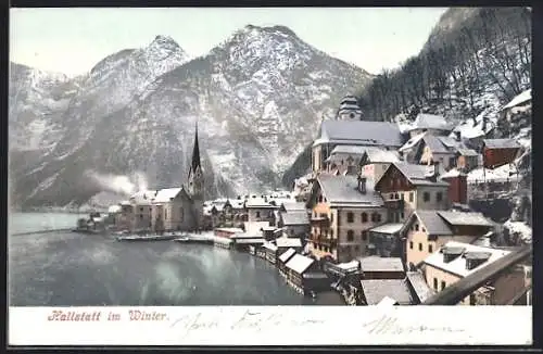 AK Hallstatt, Gesamtansicht im Winter