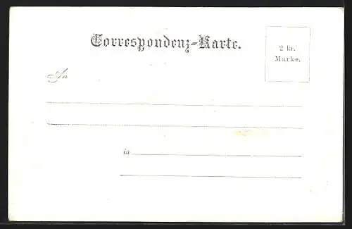 AK Mödling, Blick auf die Ruine