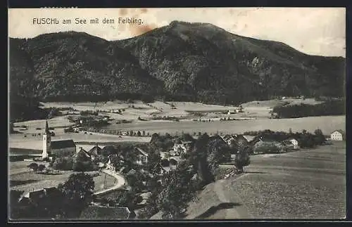 AK Fuschl am See, Ortsansicht mit dem Felbling