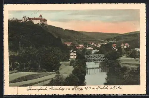 AK Rosenburg am Kamp, Ortsansicht mit dem Schloss