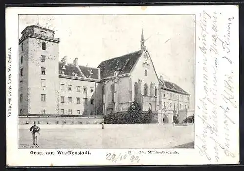 AK Wr.-Neustadt, K. u. k. Militär-Akademie