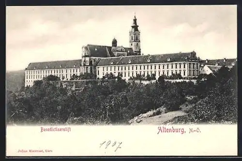 AK Altenburg /N.-Ö., Blick auf das Benedictinerstift