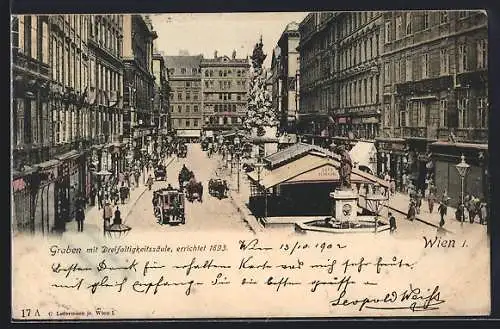 AK Wien, Graben mit Dreifaltigkeitssäule