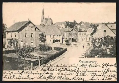 AK Fröndenberg, Gasthof am Marktplatz