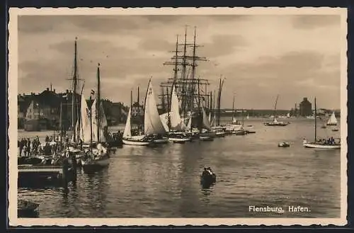 AK Flensburg, Partie im Hafen