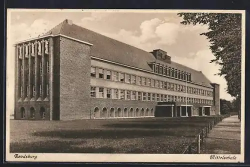 AK Rendsburg, Blick auf die Mittelschule