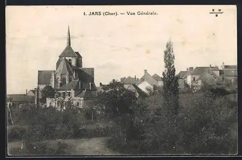 AK Jars, Vue générale du village et de l`église