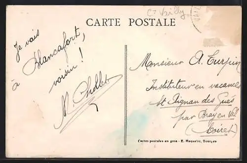 AK Jars, Vue générale du village et de l`église