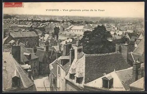 AK Vierzon, Vue générale prise de la Tour