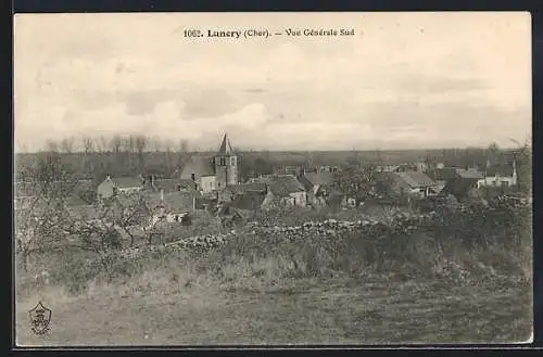 AK Lunery, Vue Générale Sud