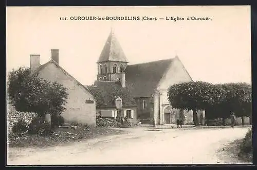 AK Ourouer-les-Bourdelins, L`église d`Ourouer