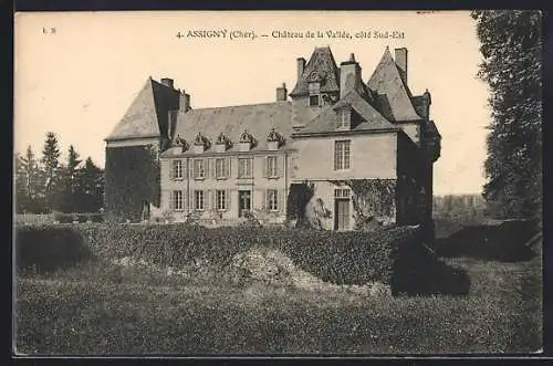 AK Assigny, Château de la Vallée, côté Sud-Est