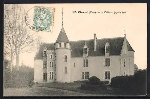 AK Charost, Le Château, facade Sud