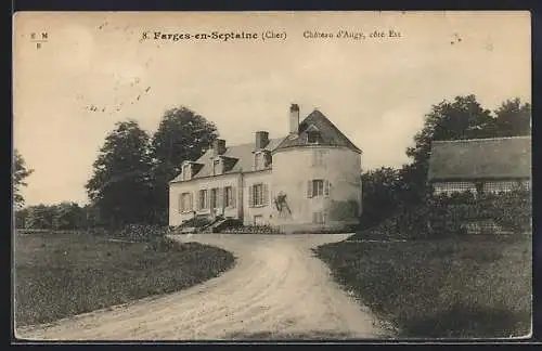 AK Farges-en-Septaine, Château d`Augy, côté Est