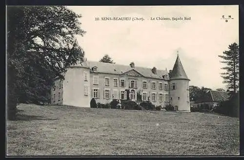 AK Sens-Beaujeu, Le Château, facade Sud