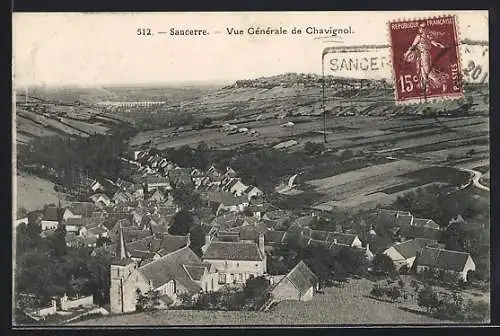 AK Sancerre, Vue Générale de Chavignol