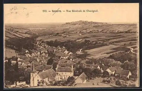 AK Sancerre, Vue générale de Chavignol