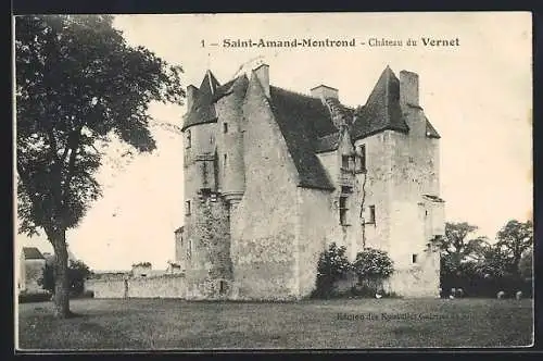 AK Saint-Amand-Montrond, Château du Vernet