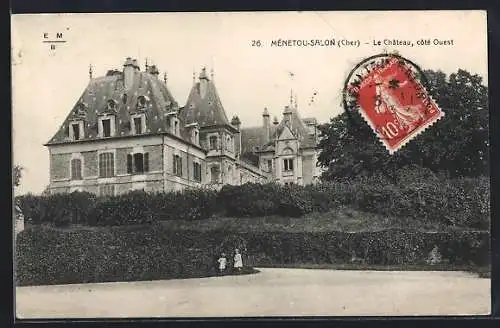 AK Ménetou-Salon, Le Château, côté Ouest