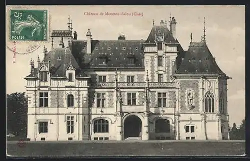 AK Menetou-Salon, Vue du Château de Menetou-Salon (Cher)