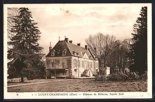 AK Lugny-Champagne, Château de Billeron, facade Sud