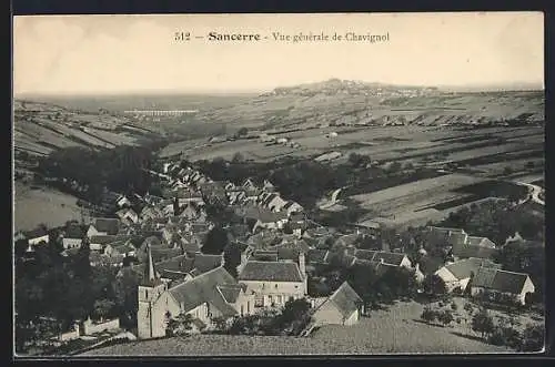 AK Sancerre, Vue générale de Chavignol